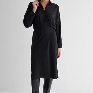 Express black dress- great winter dress